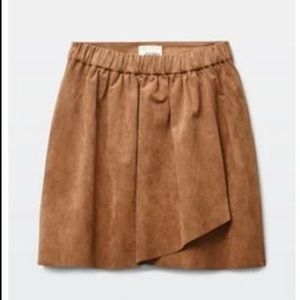 WILFRED FREE NESCHER FAUX SUEDE SKIRT